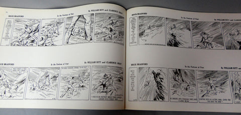 BRICK BRADFORD In the Fortress of Fear 38-39 Daily Newspaper comic strips William Ritt Clarence Gray Club Anni Trenta Adventure Pulp Classic