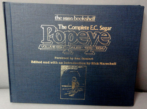 Complete E C  Segar POPEYE Vol 8 THIMBLE THEATRE Dailies Newspaper Comic strips 1932-1934 Nemo Bookshelf Fantagraphics Ron Goulart