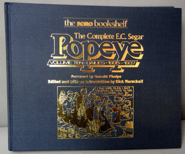 Complete E C  Segar POPEYE Vol 10 THIMBLE THEATRE Dailies Newspaper Comic strips 1935-1937 Nemo Bookshelf Fantagraphics Donald Phelps