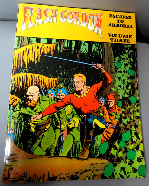 FLASH GORDON Escapes to Arboria Volume 3 by Alex RAYMOND '30s Newspaper Strips Nostalgia Press 1st Printing Science Fiction Classic