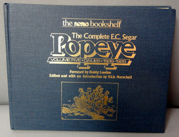 Complete E C  Segar POPEYE Vol 5 THIMBLE THEATRE Dailies Newspaper Comic strips 1928-1929 Nemo Bookshelf Fantagraphics Bobby London