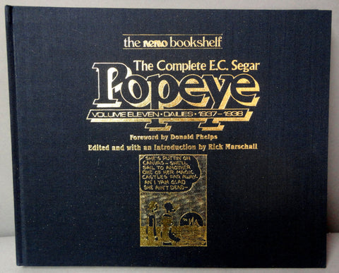 Complete E C  Segar POPEYE Vol 11 THIMBLE THEATRE Dailies Newspaper Comic strips 1937-1938 Nemo Bookshelf Fantagraphics Donald Phelps