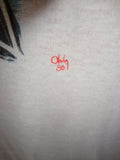 OLIVIA BERARDINIS Vintage Sexy 1986 Pinup Tshirt Silkscreen DEADSTOCK Not worn