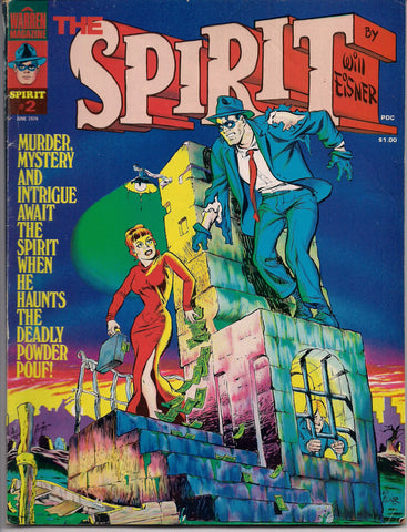 The SPIRIT #2 1974 Will Eisner Warren Publications Interior by color by Rich Corben