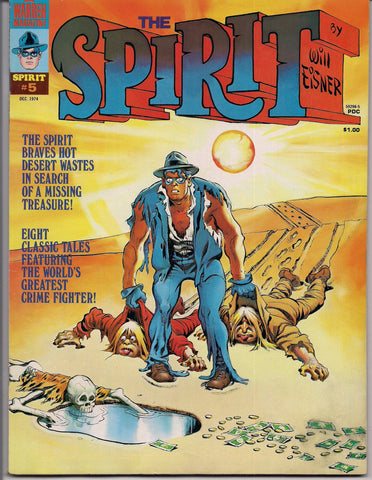 The SPIRIT #5 1974 Will Eisner Warren Publications Black and White Comics with some Interior color