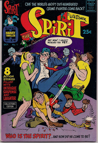The SPIRIT # 1 WILL EISNER Harvey Comics 1966 Full  Color  Fine-Near Mint