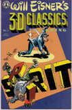 The 3 D SPIRIT Classics # 1 WILL EISNER Kitchen Sink 1985 Newspaper 1946 '47 '49 '50 Spirit Stories in 3D by Ray Zone + John Law #1