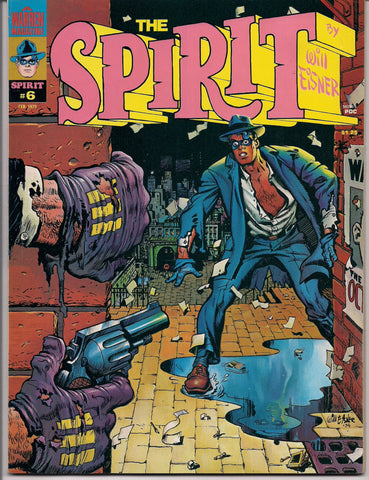 The SPIRIT #6 1975 Will Eisner The OCTOPUS Warren Publications Black and White Comics with some Interior color