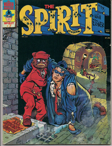 The SPIRIT #7 1975 Will Eisner The EBONY Warren Publications Black and White Comics with some Interior color