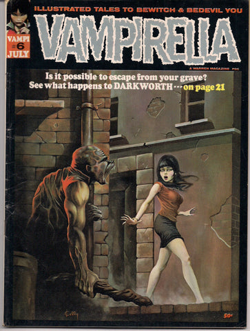 VAMPIRELLA  #6 Warren Publications 1970 KEN KELLY Gardner Fox Dan Adkins