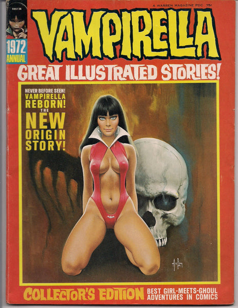 VAMPIRELLA 1972 ANNUAL SCARCE Jeff Jones Neal Adams The Bride Of Frankenstein Wally Wood