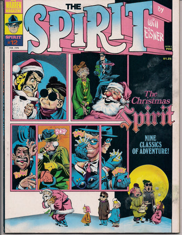 The CHRISTMAS SPIRIT #12 1976 Will Eisner Warren Publications Black and White Comics