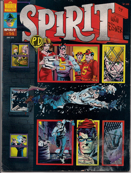 The SPIRIT #14 P'GELL 1976 Will Eisner Warren Publications Black and White Comics