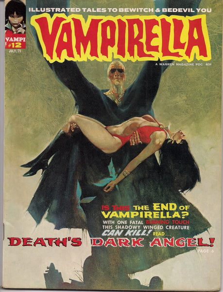 VAMPIRELLA  #12 1971 WALLY WOOD Manuel Sanjulian Jose Gonzalez Frank Brunner Jeff Jones