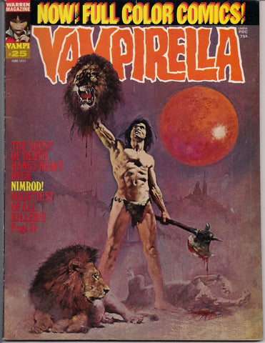 VAMPIRELLA  #25 1973 Esteban Maroto Manuel Sanjulian Jose Gonzalez Enrich Torres Rafael Auraleon COLOR SECTION