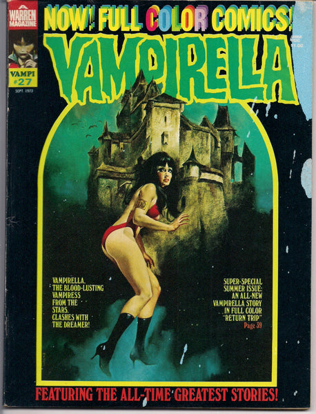 VAMPIRELLA  #27 1973 Wally Wood Esteban Maroto Manuel Sanjulian Jose Gonzalez Enrich Torres Rafael Auraleon COLOR SECTION