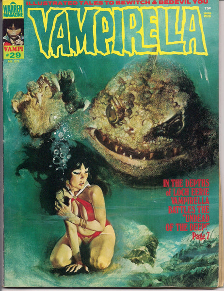 VAMPIRELLA  #29 1973 Esteban Maroto Manuel Sanjulian Jose Gonzalez Enrich Torres Rafael Auraleon COLOR SECTION