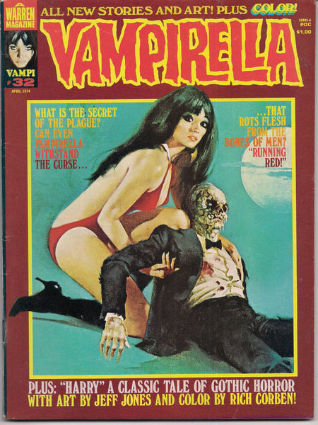 VAMPIRELLA  #32 1974 Jose Gonzalez Enrich Torres Rafael Auraleon COLOR SECTION