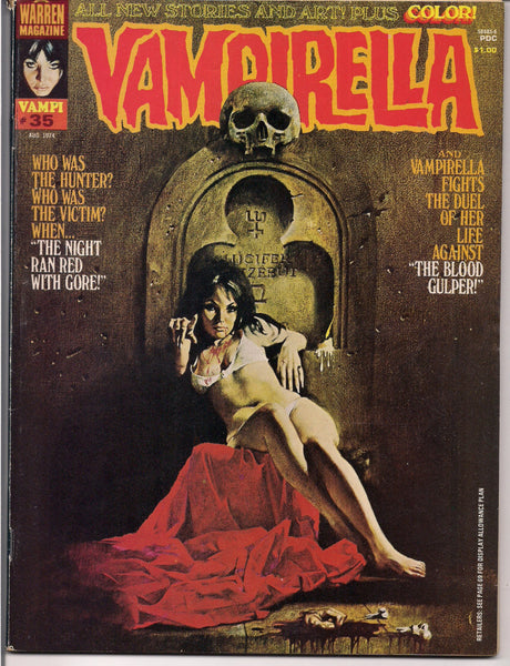 VAMPIRELLA  #35 1974 Jose Gonzalez Enrich Torres Rafael Auraleon COLOR SECTION