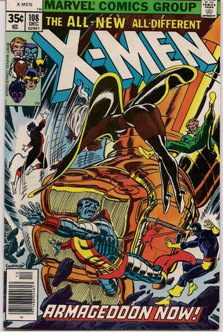 XMEN #108 Bronze Age Comics 1977 First JOHN BYRNE X-Men series Chris Claremont Wolverine Storm Nightcrawler Colossus
