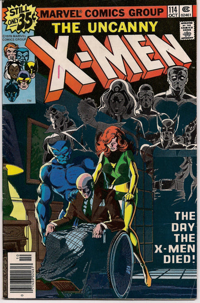 XMEN #114 Bronze Age Comics 1978 JOHN BYRNE Chris Claremont X-Men series Phoenix Wolverine Storm Nightcrawler Colossus