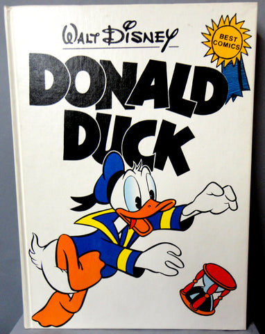 DONALD DUCK Hardcover Book Walt Disney Best Comics Series 1978 Abbeville Press