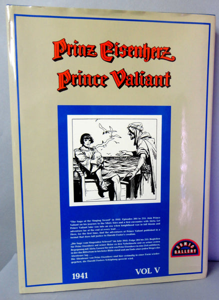 PRINCE VALIANT Prinz Eisenherz Volume V 1941 Hal Foster "Saga of the Singing Sword" episodes 204-255 Newspaper Comic Strips Funnies Reprints