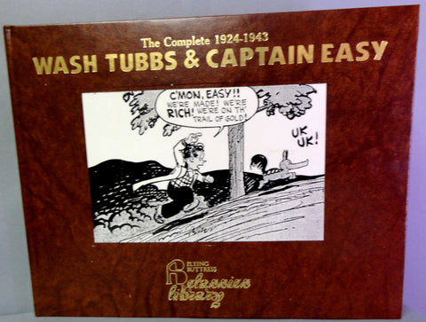 WASH TUBBS & Captain EASY Soldier of Fortune Vol 14 1938-39 Flying Buttress Classics Library Newspaper Adventure Comic Strips Funnies