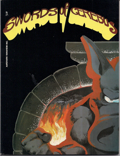 DAVE SIM  Swords of CEREBUS the Aardvark Volume #2 Trade Sized 1st Printing Aardvark-Vanaheim, 1981 Paperback Sword & Sorcery Fantasy Comic