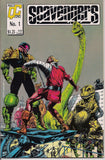 SCAVENGERS 1-14 Judge DREDD KAIJU Dinosaur Apocalypse Quality Comics Set Judge 2000 A.D. Cyberpunk Color Reprints John Wagner Alan Grant