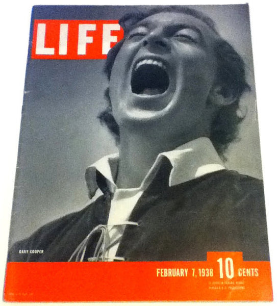 LIFE Magazine February 7 1938 Gary Cooper Joe Louis The Goldwyn Follies SURFING Dolores del Rio