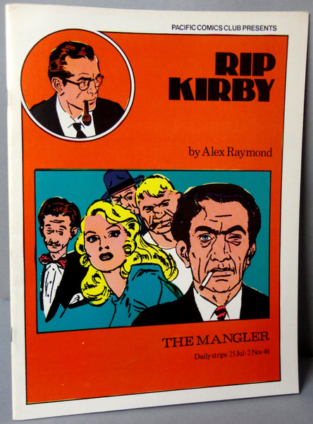 RIP KIRBY 3 The Mangler Alex Raymond large size B & W reprints July 25 - November 2, 1946 Pacific Club 1980 Limited Edition