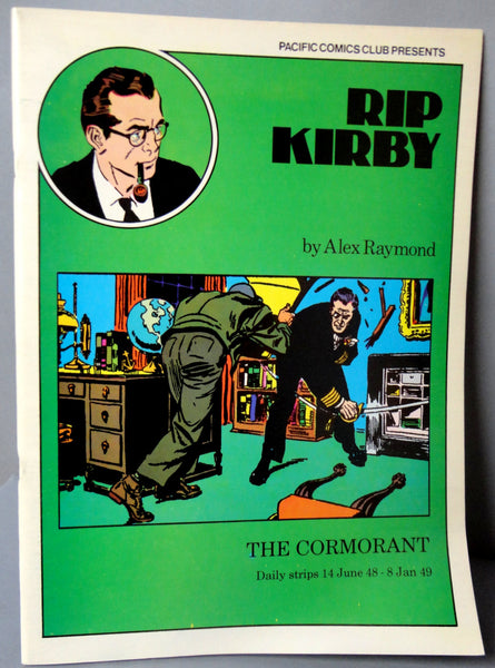 RIP KIRBY 8-9 The Cormorant Alex Raymond large size B & W reprints June 14,1948 - January 8, 1949 Pacific Club 1980 Limited Edition