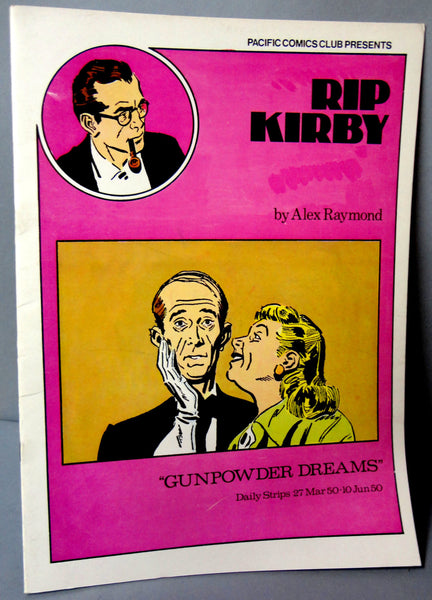 RIP KIRBY 14 Gunpowder Dreams Alex Raymond large size B & W reprints March 27-June 10,1950 Pacific Club 1980 Limited Edition