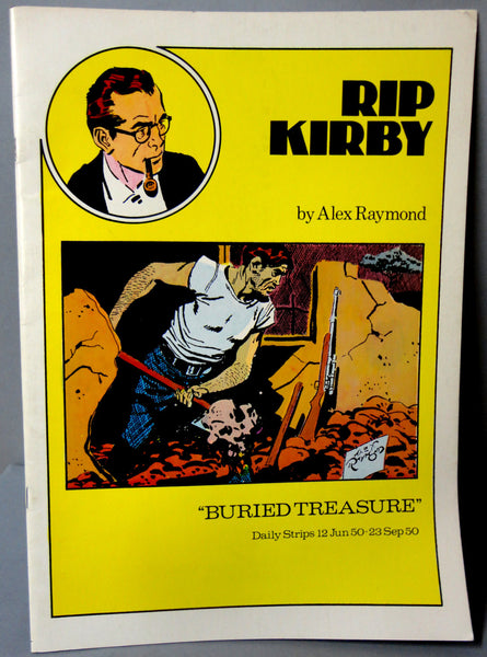 RIP KIRBY 15 Buried Treasure Alex Raymond large size B & W reprints June 12-September 23,1950 Pacific Club 1980 Limited Edition