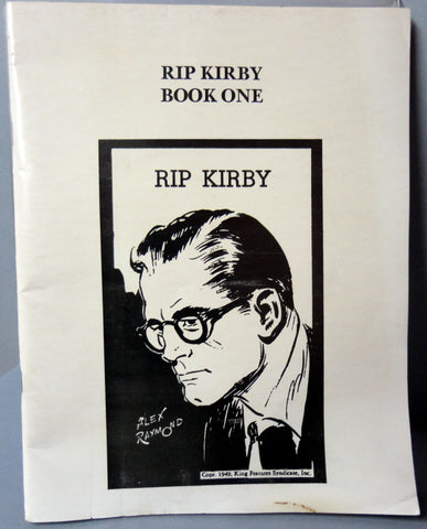 RIP KIRBY Book 1 One Alex Raymond large size B & W reprints 1947 serial Comic Art Showcase #4