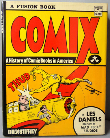 The COMIX Les Daniels SIGNED HC in Dj Crumb Disney Wood Kirby Ditko Freak Bros Sheena Batman Superman Spiderman Mad Horror Superhero