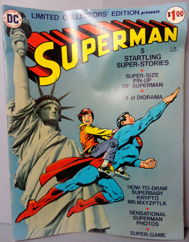 SUPERMAN DC Comics Limited Collectors' Edition C-38 Large Size Treasury Silver & Golden Age Reprints Plastino Mooney Swan Mxyzptlk