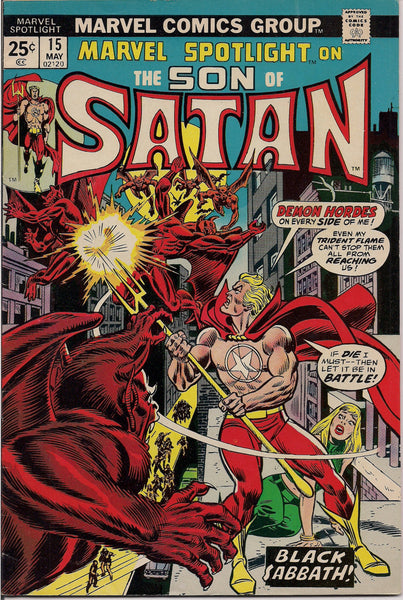 Marvel Comics Spotlight #15 SON of SATAN Steve Gerber Jim Mooney