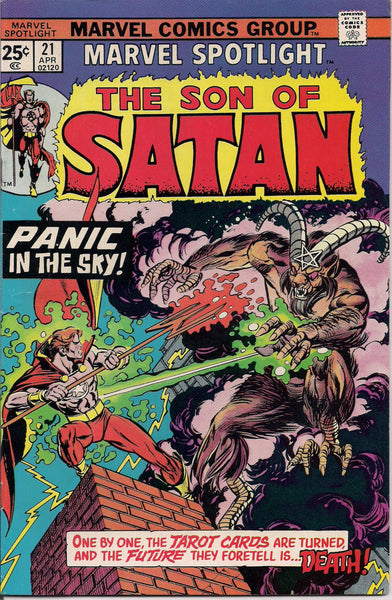 Marvel Comics Spotlight #21 SON of SATAN Steve Gerber Sal Buscema Satanist Supernatural Comic Action