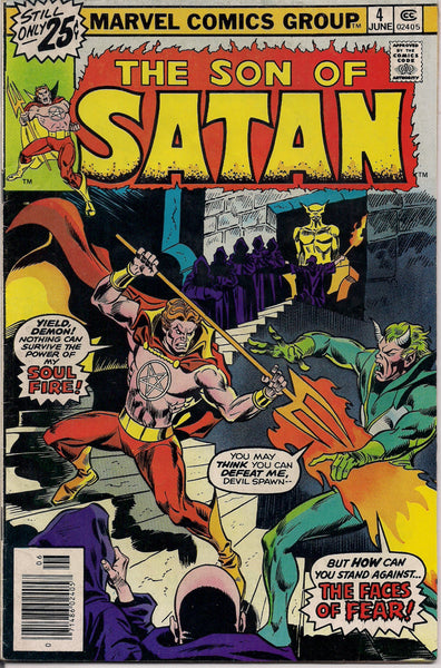 Marvel Comics SON of SATAN #4  a new series of Satanist Supernatural Comic Action by John Warner Craig Russell Sonny Trinidad