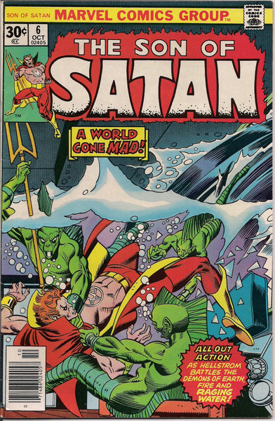 Marvel Comics SON of SATAN #6  a new series of Satanist Supernatural Comic Action by John Warner Ed Hannigan Sonny Trinidad