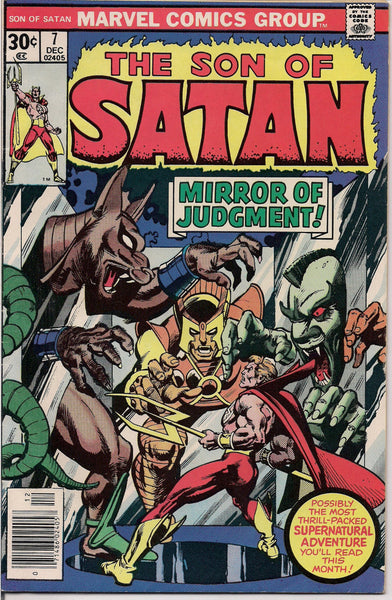 Marvel Comics SON of SATAN #7  Begining of the End of this Satanist Supernatural Comic Action by John Warner Sonny Trinidad