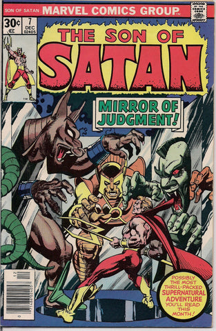 Marvel Comics SON of SATAN #7  Begining of the End of this Satanist Supernatural Comic Action by John Warner Sonny Trinidad