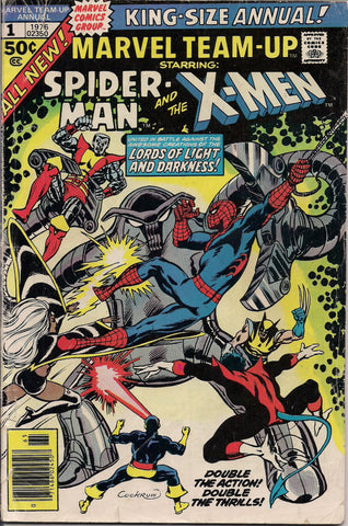 Marvel Comics Team Up King Size Annual #1 X-MEN SPIDERMAN Bill Mantlo Sal Buscema