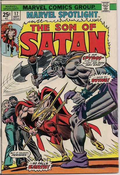 Marvel Comics Spotlight #17 SON of SATAN Steve Gerber Jim Mooney