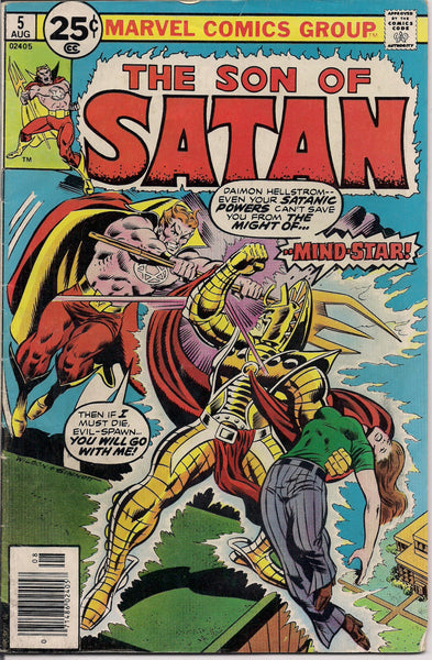 Marvel Comics SON of SATAN #5  a new series of Satanist Supernatural Comic Action by John Warner Craig Russell Sonny Trinidad