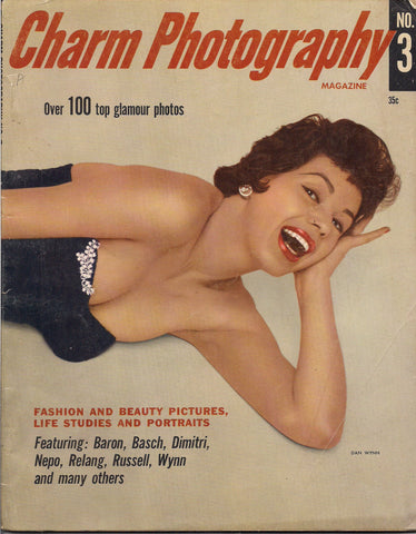 Charm PHOTOGRAPHY #3 1956, Gwen Verdon, Elsa Martinelli, Kim Novak, Jean Simmons, Glamour Pin-Ups