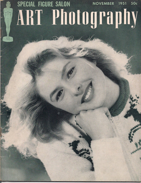 Art PHOTOGRAPHY Magazine 1951, Glamour Pin Up, NUDES, Carlyle Blackwell, Federico Vender, Andre De Dienes, Peter Samerjan, Greg Jordan, Savitry