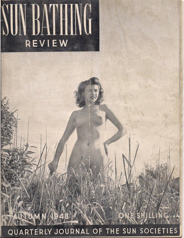 SUN BATHING Review Autumn 1948 Vol 16 # 63 The Sun Society British London England NUDIST Life & Culture